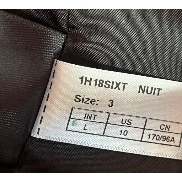 Ba&Sh Women's Coat Size 3 US 10 Gray Double-Breasted Wool Blend Overcoat - Picture 9 of 14